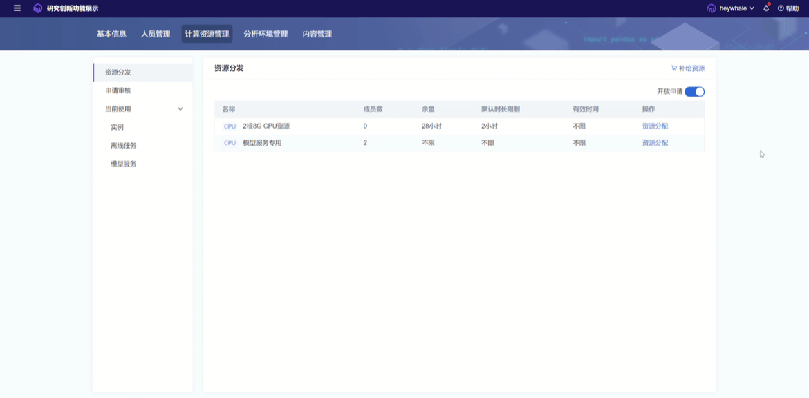 算力资源按需分配至不同的模型研究组.gif 企业数字化转型丨如何跑通模型开发、部署的工作流