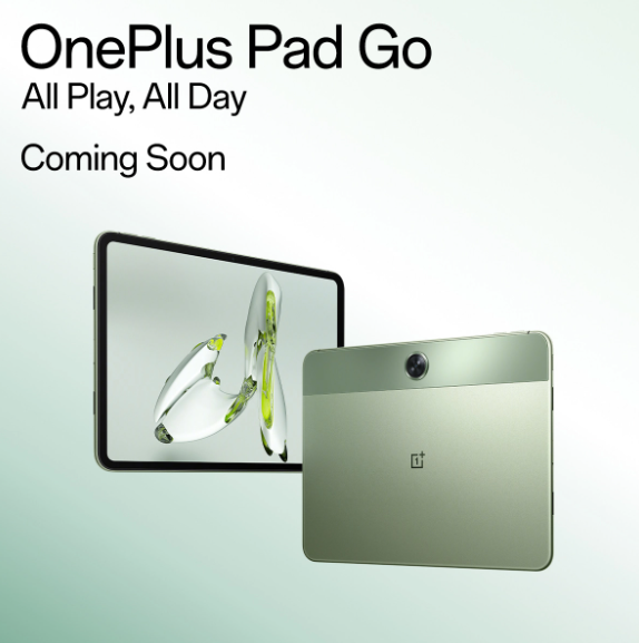 一加推新款平板电脑 oneplus pad go,外观设计亮相(图1)