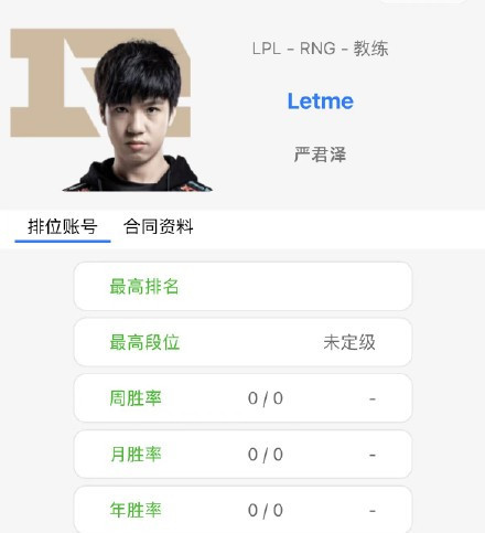 始料未及!时隔四年letme正式回归rng 为梦想而战 始料未及!时隔四年letme正式回归rng 为梦想而战