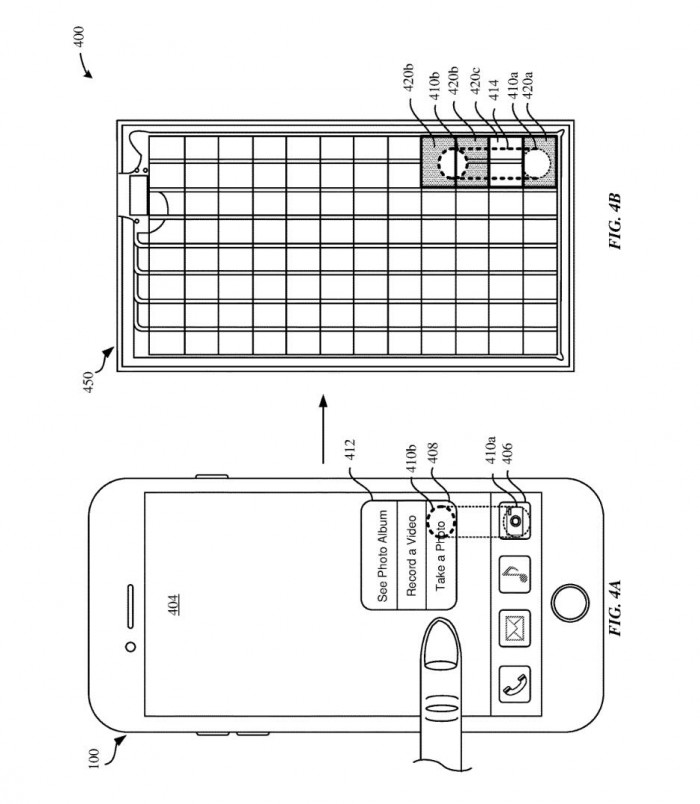 苹果新专利:在iphone屏幕湿的情况下也能打字交互(图3)