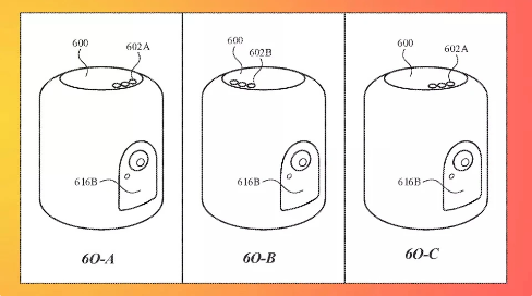 苹果公司获得homepod技术专利,新增摄像头可轻松控制智能家居设备(图1)