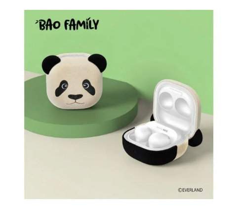 三星发布“睿宝”和“辉宝”熊猫主题galaxy buds 2 pro耳机保护套,萌趣十足(图4)